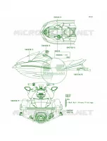 Labels per Kawasaki ULTRA 260X 2010