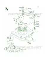 Hull Rear Fittings per Kawasaki STX 2009