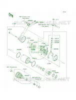 Starter Motor per Kawasaki ULTRA 260LX 2009