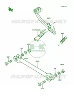Brake PedalTorque Link per Kawasaki Concours 1986