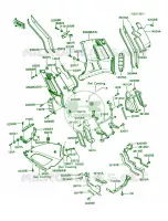 Cowling LowersA2A3 per Kawasaki Concours 1986