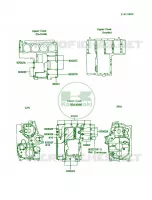 Crankcase Bolt Pattern per Kawasaki Concours 1986