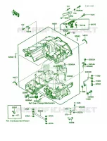 Crankcase per Kawasaki Concours 1986