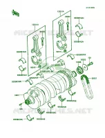 Crankshaft per Kawasaki Concours 1986