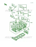 Cylinder Head per Kawasaki Concours 1986