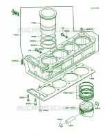 CylinderPistons per Kawasaki Concours 1986