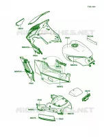 DecalsRED per Kawasaki Concours 1986