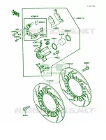 Front Brake per Kawasaki Concours 1986