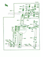 Front Fork per Kawasaki Concours 1986