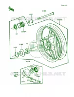 Front Wheel per Kawasaki Concours 1986