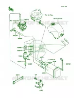 Fuel Evaporative System per Kawasaki Concours 1986