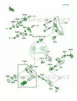 Gear Change Mechanism per Kawasaki Concours 1986