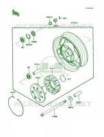Rear WheelChain per Kawasaki Concours 1986
