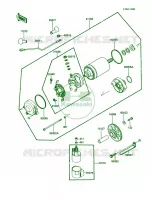 Starter Motor per Kawasaki Concours 1986