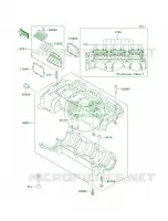 Crankcase per Kawasaki 900 STX 2006