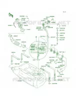 Fuel Tank per Kawasaki 900 STX 2006