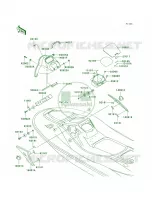 Hull Middle Fittings per Kawasaki 900 STX 2006