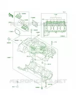Crankcase per Kawasaki 1100 STX D.I. 2003