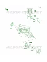 CrankshaftPistons per Kawasaki 1100 STX D.I. 2003
