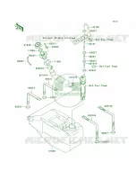 Fuel Tank per Kawasaki 1100 STX D.I. 2003
