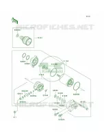 Starter Motor per Kawasaki 1100 STX D.I. 2003