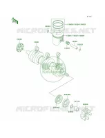 CrankshaftPistons per Kawasaki 1100 STX D.I. 2002