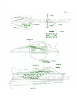 DecalsJT1100 F2 per Kawasaki 1100 STX D.I. 2002