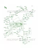 Handle Pole per Kawasaki 1100 STX D.I. 2002