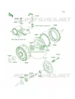 Clutch KL650AEA72319 per Kawasaki KLR650 New Edition 2014