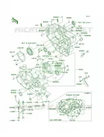 Crankcase per Kawasaki KLR650 New Edition 2014