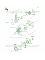 Crankshaft per Kawasaki KLR650 New Edition 2014
