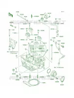 Cylinder Head per Kawasaki KLR650 New Edition 2014