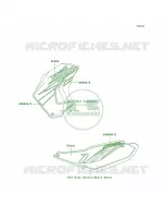 DecalsC.P.BlueEBFCAUS per Kawasaki KLR650 New Edition 2014