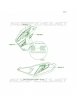 DecalsEbonyEEF per Kawasaki KLR650 New Edition 2014