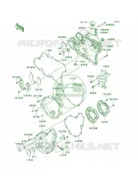 Engine Covers per Kawasaki KLR650 New Edition 2014