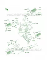 Footrests per Kawasaki KLR650 New Edition 2014