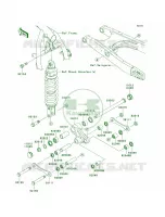 Rear Suspension per Kawasaki KLR650 New Edition 2014