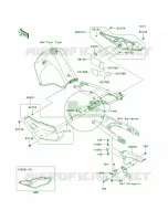 Side CoversChain CoverEBFECF per Kawasaki KLR650 New Edition 2014