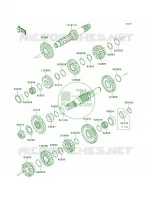 Transmission per Kawasaki KLR650 New Edition 2014