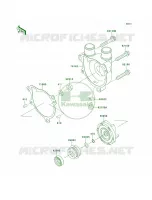 Water Pump per Kawasaki KLR650 New Edition 2014