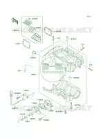 Crankcase per Kawasaki SUPER SPORT XI 1997