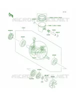 CrankshaftPistons per Kawasaki SUPER SPORT XI 1997