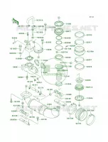 Mufflers per Kawasaki SUPER SPORT XI 1997