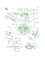 Cylinder Head per Kawasaki KLX250S 2012