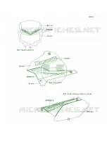 DecalsGreenTAF per Kawasaki KLX250S 2012