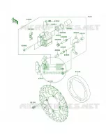 Front Brake per Kawasaki KLX250S 2012