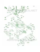 Swingarm per Kawasaki KLX250S 2012