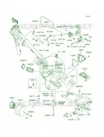 Air Cleaner per Kawasaki KLR650 2012