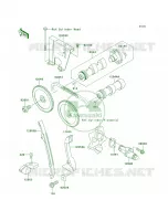 CamshaftsTensioner per Kawasaki KLR650 2012