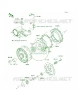Clutch KL650AEA72319 per Kawasaki KLR650 2012
